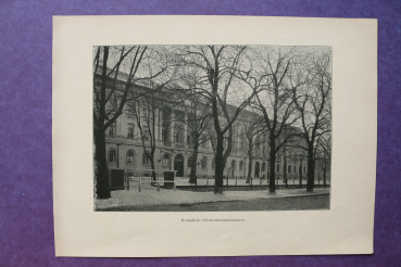 Blatt Architektur Potsdam 1898-1900 Königliche Oberrechnungskammer Verwaltung Ortsansicht Brandenburg